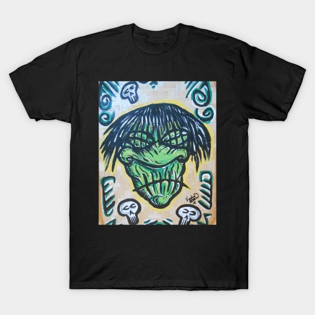 shrunken head T-Shirt by Voodoobrew